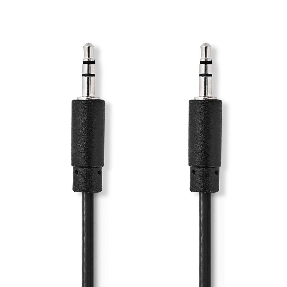 Nedis Stereo lydkabel | 3.5 mm Han | 3.5 mm Han | Nikkel belagt | 3.00 m | Rund | Sort | Boks