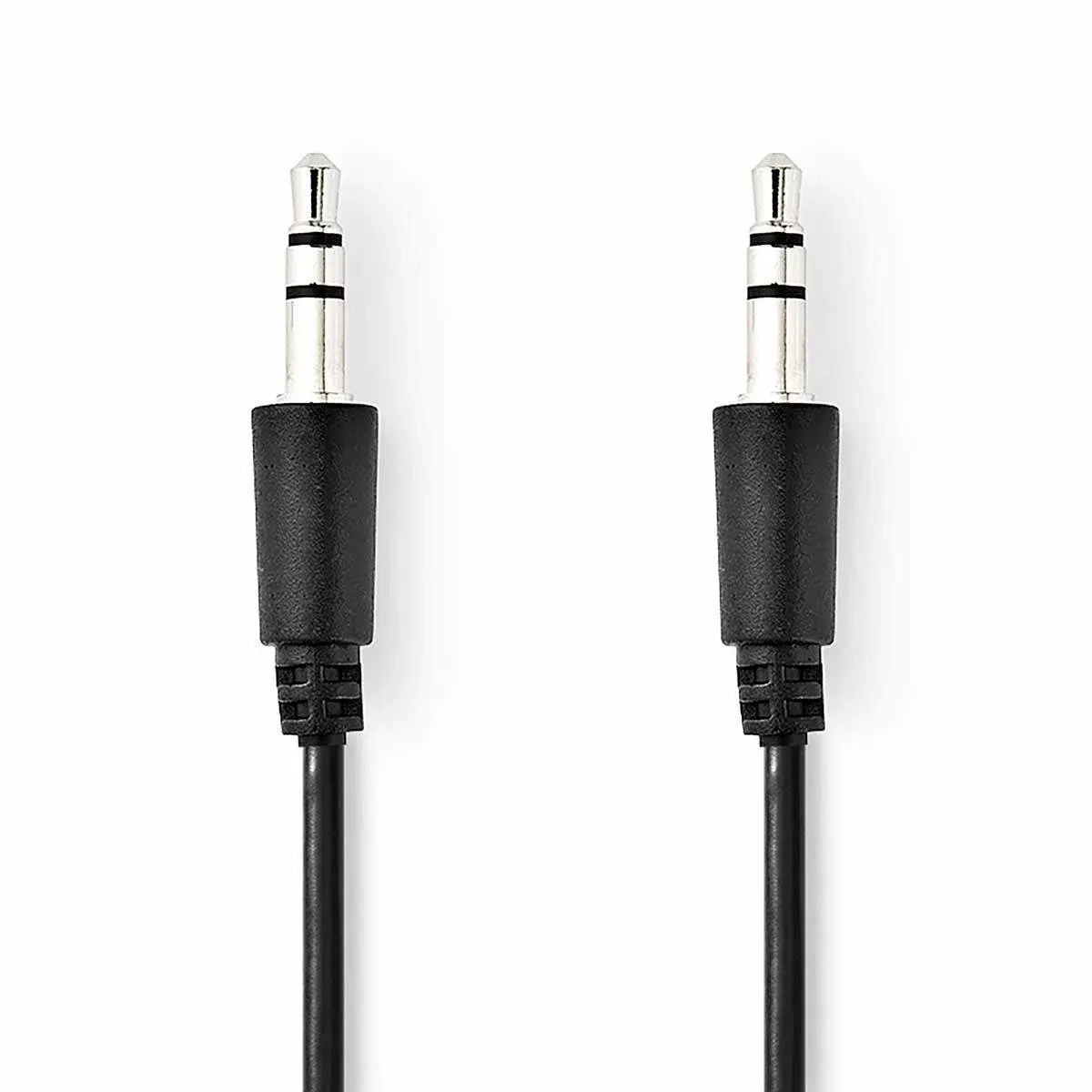 Nedis Stereo lydkabel | 3.5 mm Han | 3.5 mm Han | Nikkel belagt | 1.00 m | Rund | Sort | Plastpose