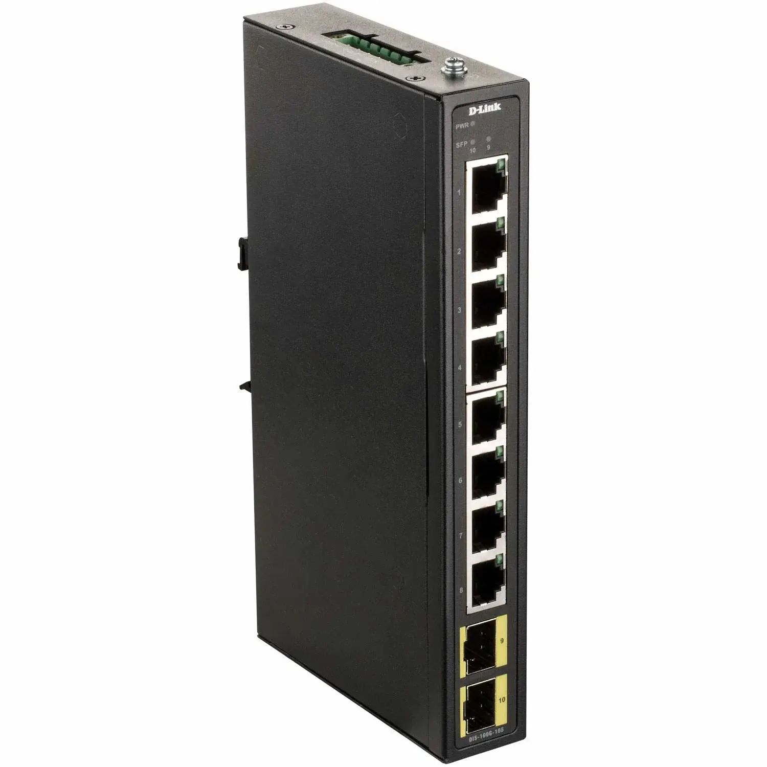 D-Link 8-Port Gigabit Industrial Switch med 2 SFP-spor