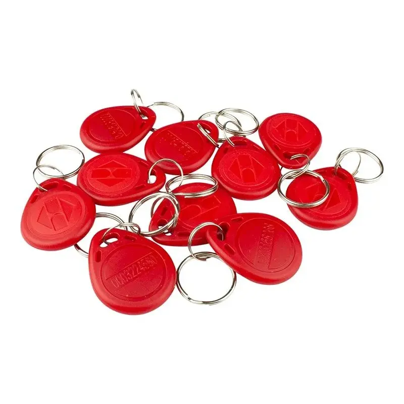 eStore 10x 125KHz RFID Smart Tag - Rød