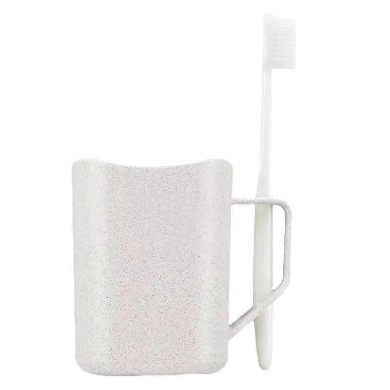 Anya Krus med Holder for Tannbørster, Hvit