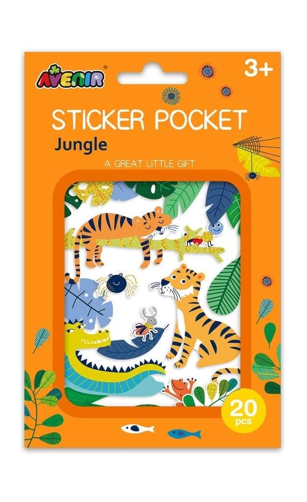 Northix Jungle Avenir-klistremerker for scrapbooking og håndverksprosjekter