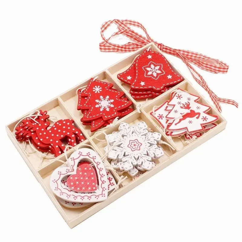 eStore Blandet Juletrepynt, 24-pakk