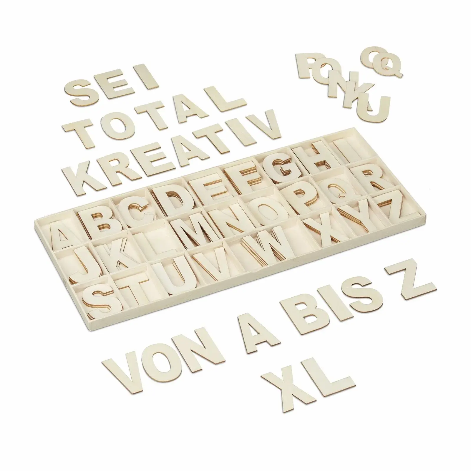 RXS XL Bokstavsett i tre 104 stk.