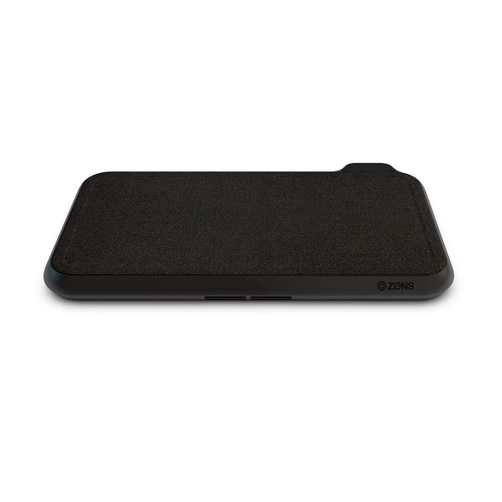 ZENS ZENS Dual Bordlader QI Liberty 16 spoler 2x15W stoffoverflate (Apple & Samsung QC)