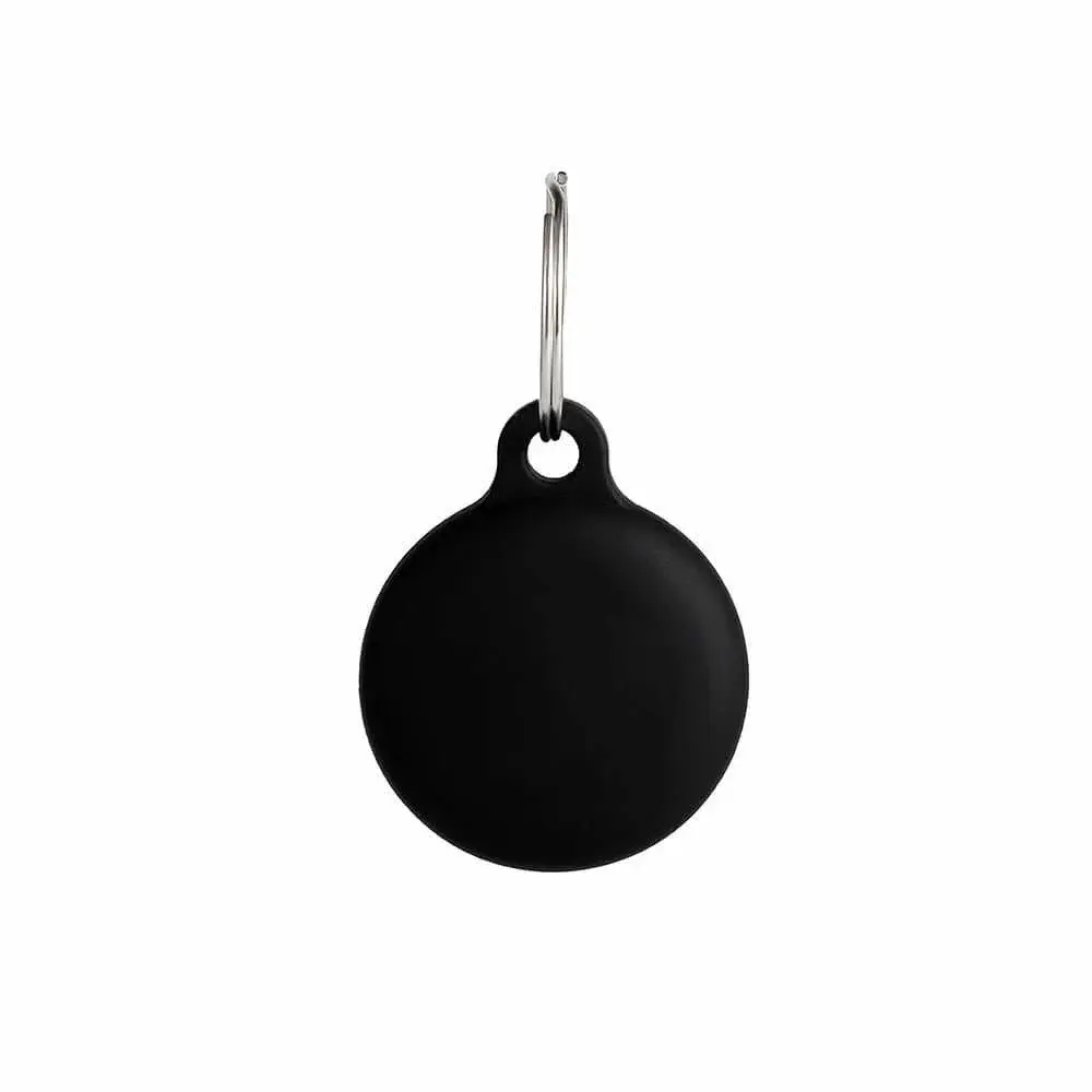 Onsala ONSALA Airtag Holder Silikon Svart med nøkkelring