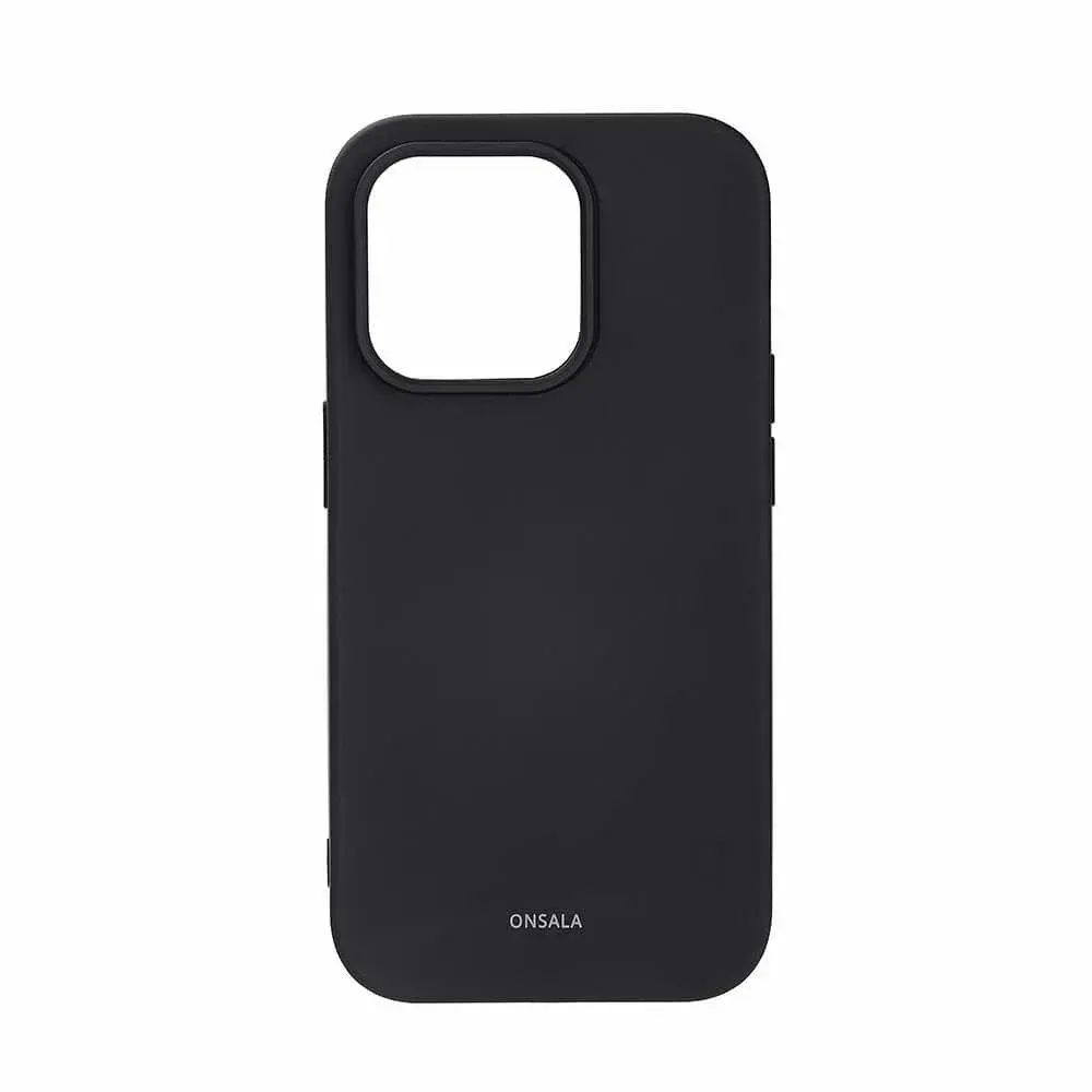 Onsala ONSALA Bakdeksel Silikon iPhone 14 Pro 6.1" Svart