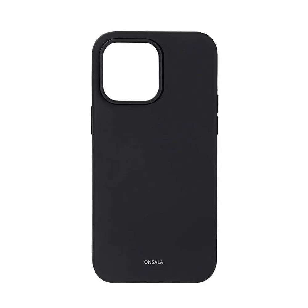 Onsala ONSALA Bakdeksel Silikon iPhone 14 Pro Max 6,7" Svart