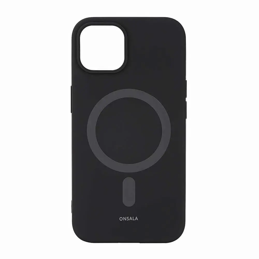 Onsala ONSALA Bakdeksel Silikon MagSeries iPhone 13 / 14 6.1" Svart