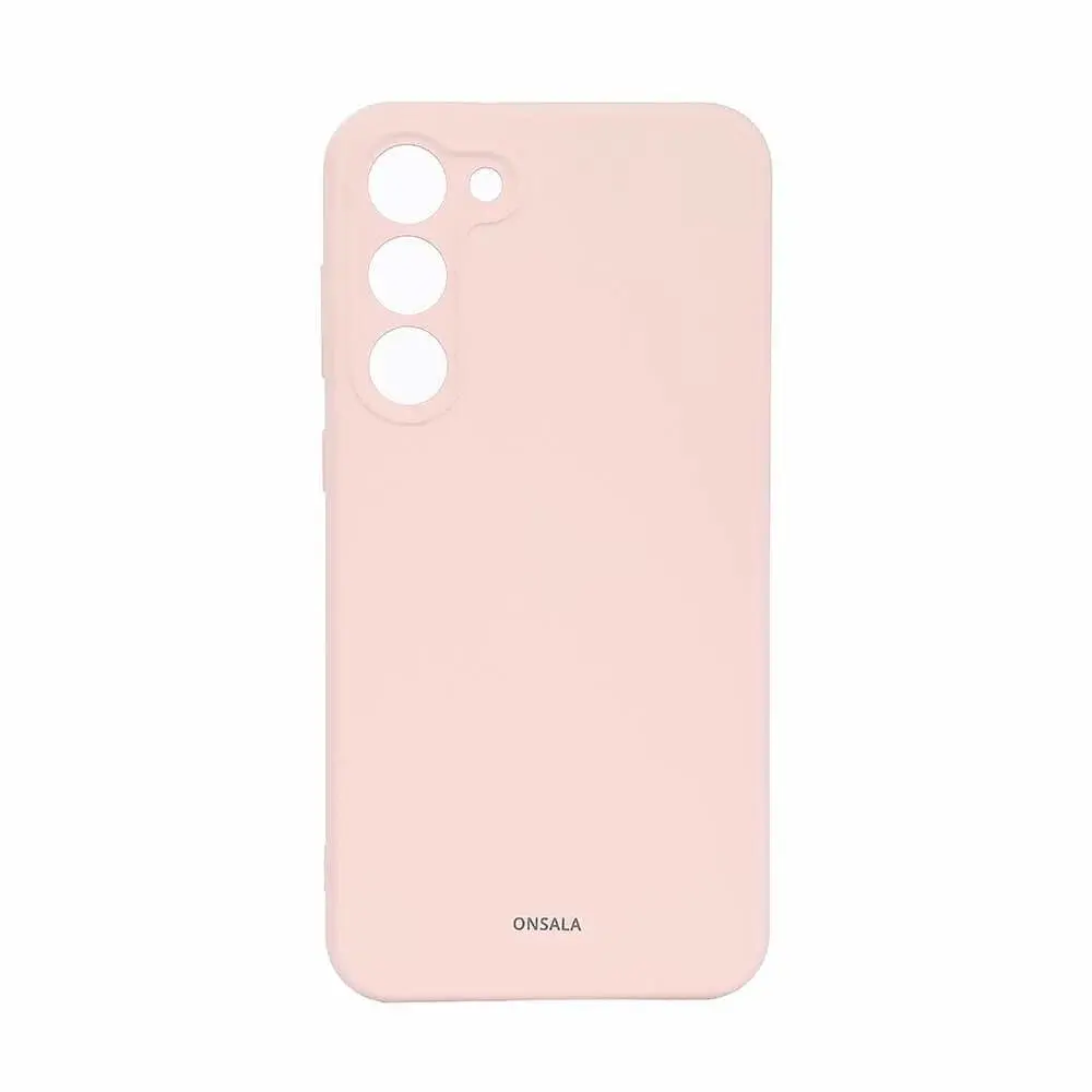 Onsala ONSALA Bakdeksel Silikon Samsung S23+ 5G krittrosa