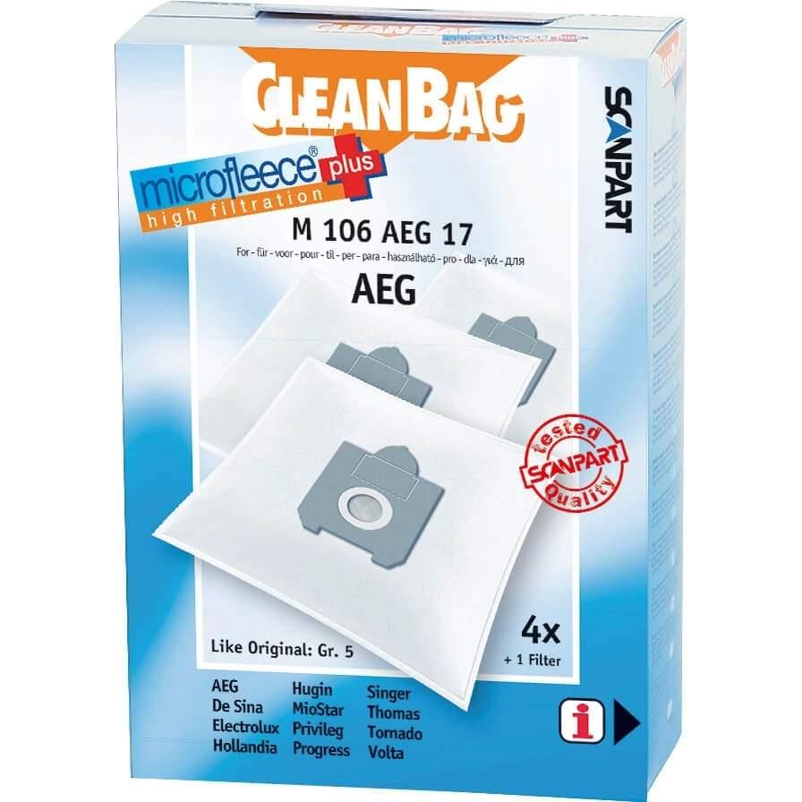 Cleanbag CLEANBAG Microfleece+ Dustbag AEG Gr.5 4+1