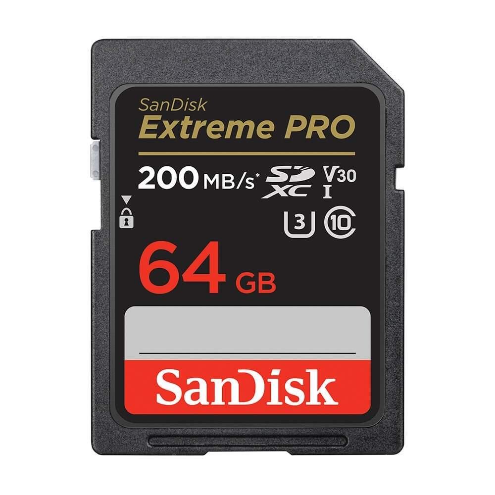 SANDISK SANDISK SDXC Extreme Pro 64GB 200MB/s UHS-I C10 V30 U3
