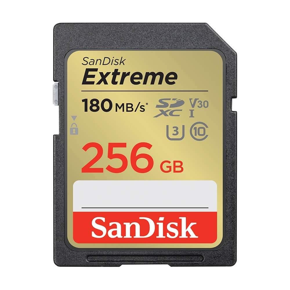 SANDISK SANDISK SDXC Extreme 256GB 180MB/s UHS-I C10 V30 U3