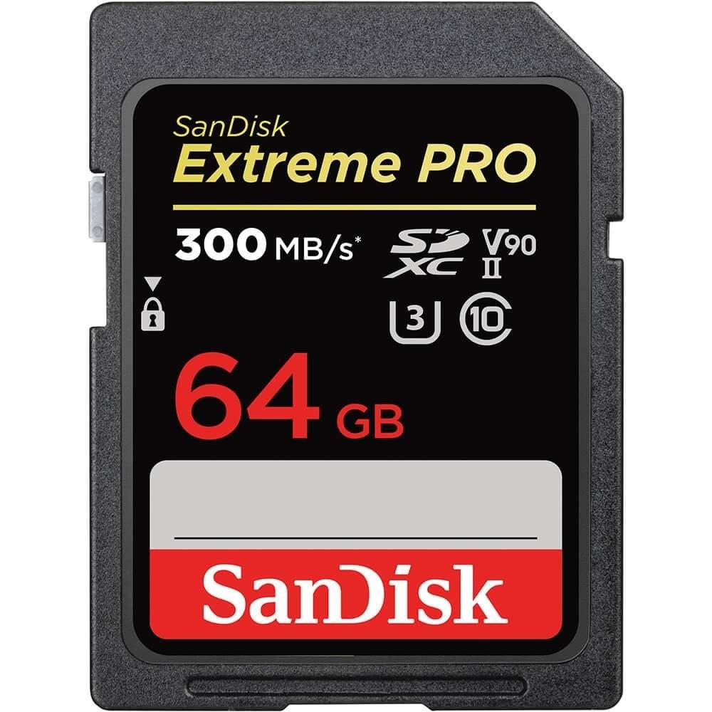 SANDISK SANDISK SDXC Extreme Pro 64GB 300MB/s UHS-II V90
