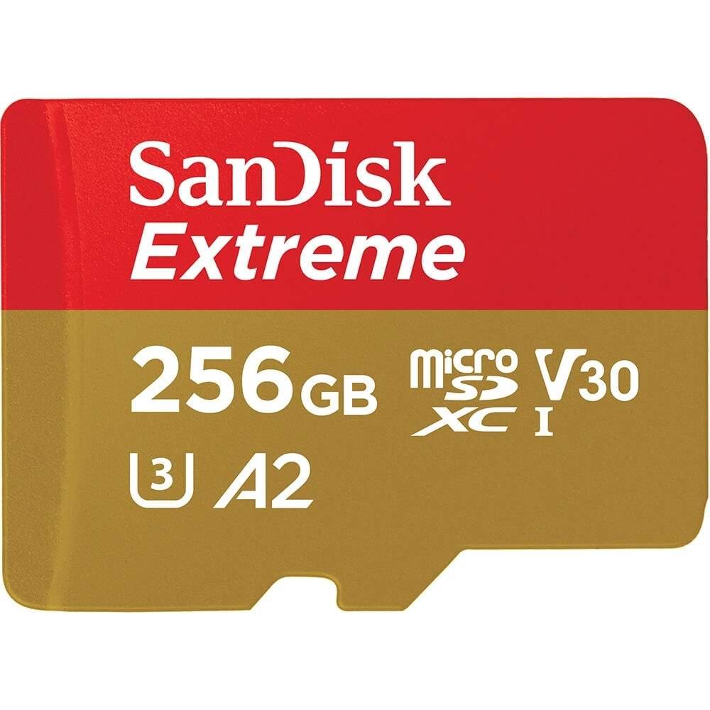 SANDISK SANDISK MicroSDXC Extreme 256GB adapter 190MB/s A2 C10 V30