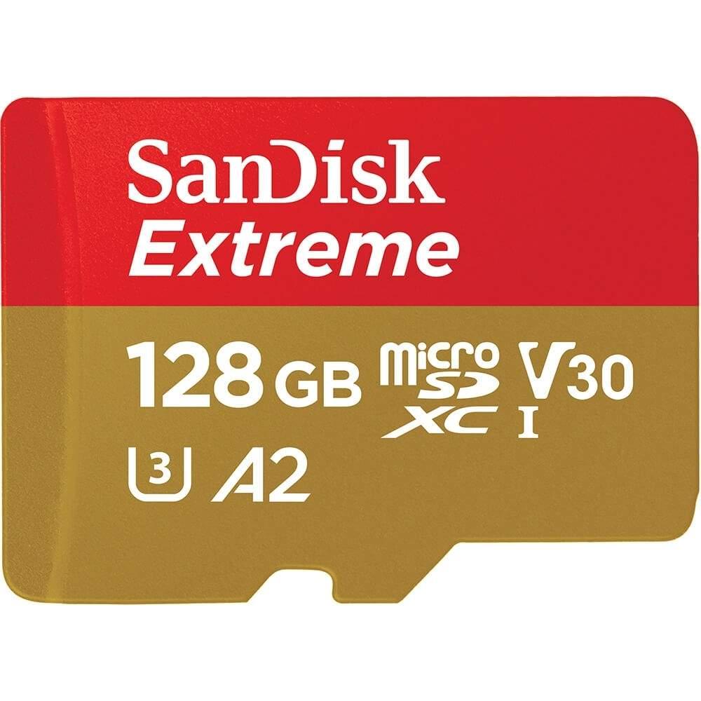 SANDISK SANDISK MicroSDXC Extreme 128GB adapter 190MB/s A2 C10 V30