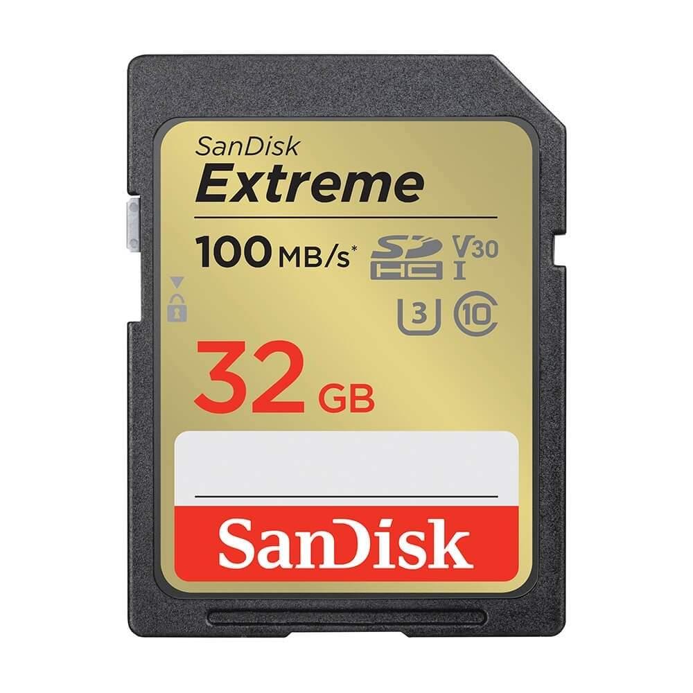 SANDISK SANDISK SDHC Extreme 32GB 100MB/s UHS-I C10 V30 U3