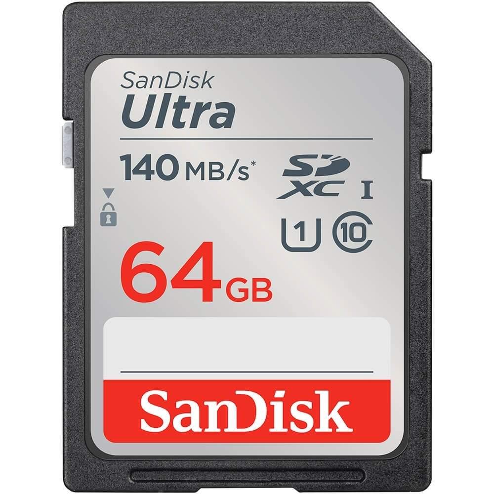 SANDISK SANDISK Minnekort SDXC Ultra 64GB 140MB/s