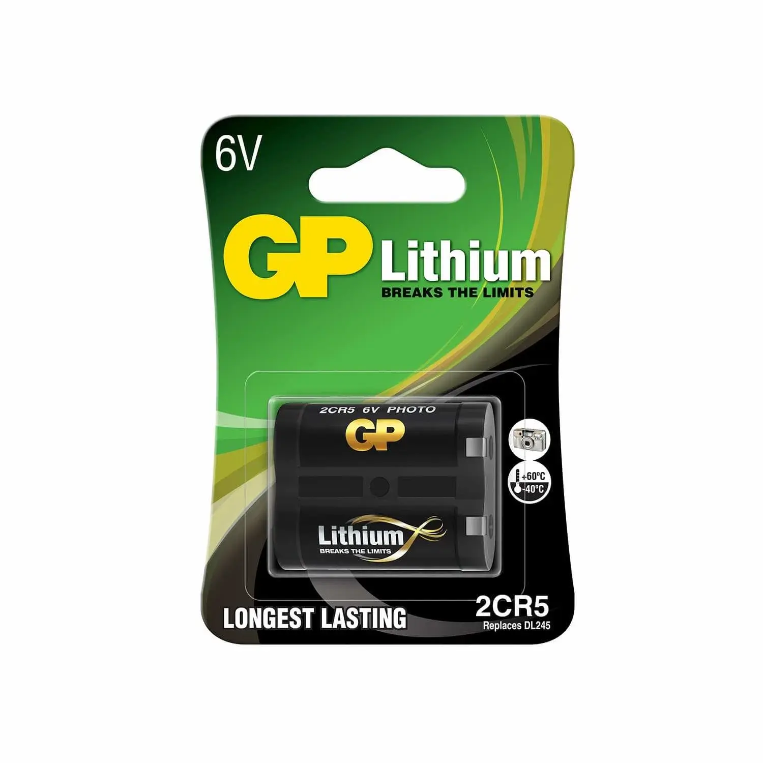 GP GP Lithium Batteri 2CR5/DL245 1-pak