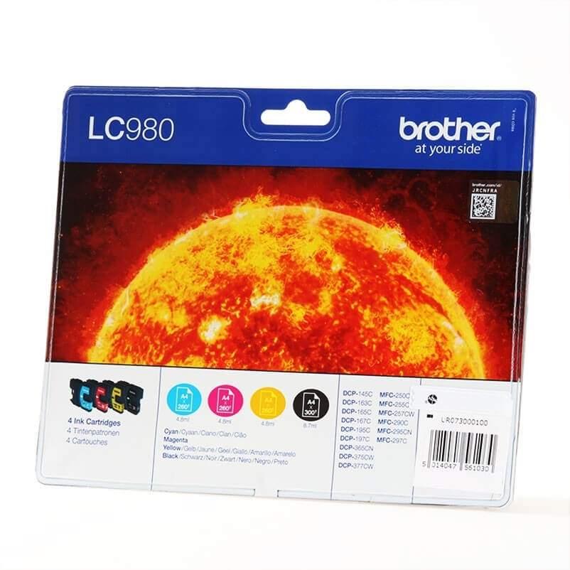 Brother BROTHER Blekk LC980VALBPDR LC-980 Multipack