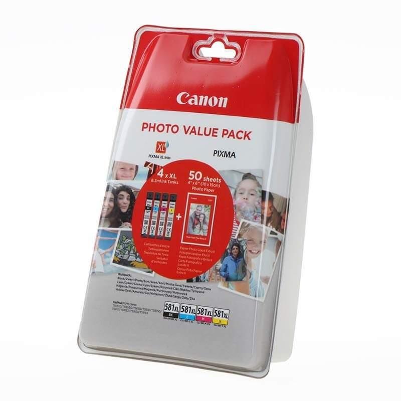 CANON CANON Ink 2052C004 CLI-581XL Multipack + Papir