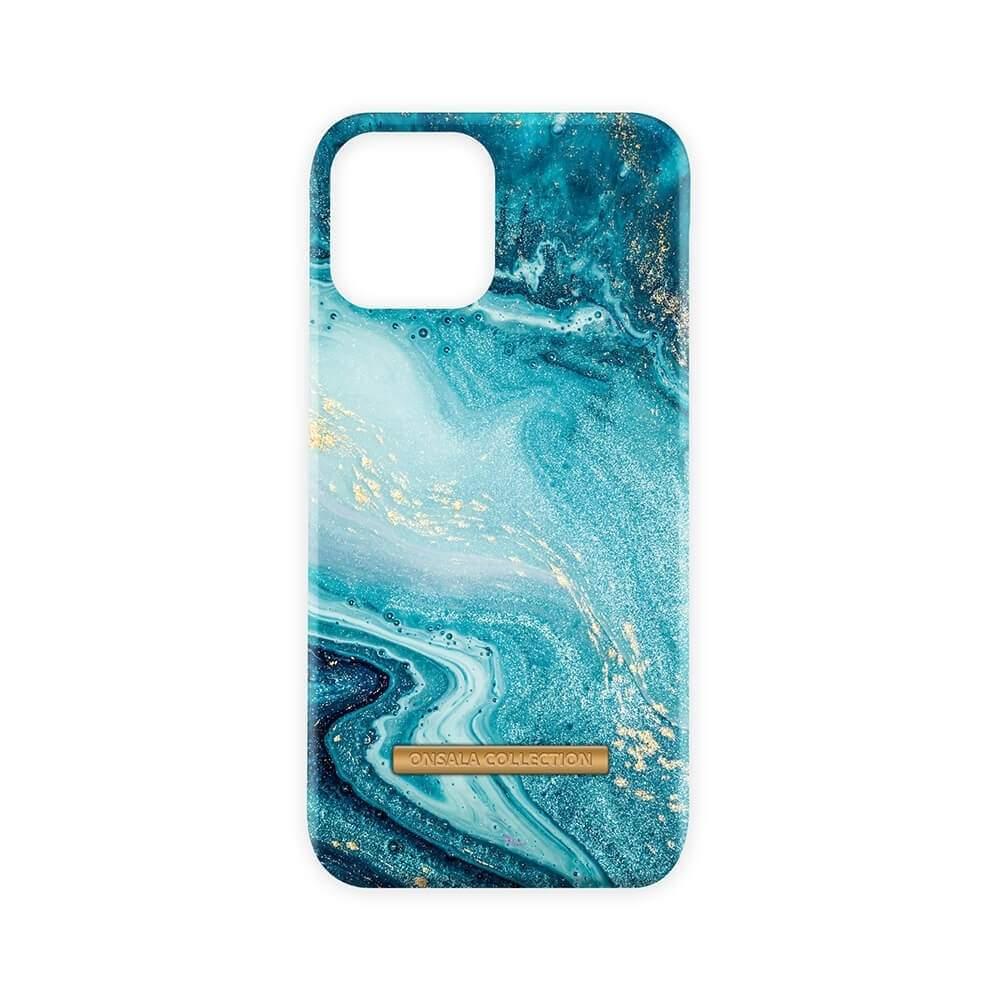 Onsala ONSALA COLLECTION Mobiltelefonveske Soft Blue Sea Marble iPhone 13 Pro Max