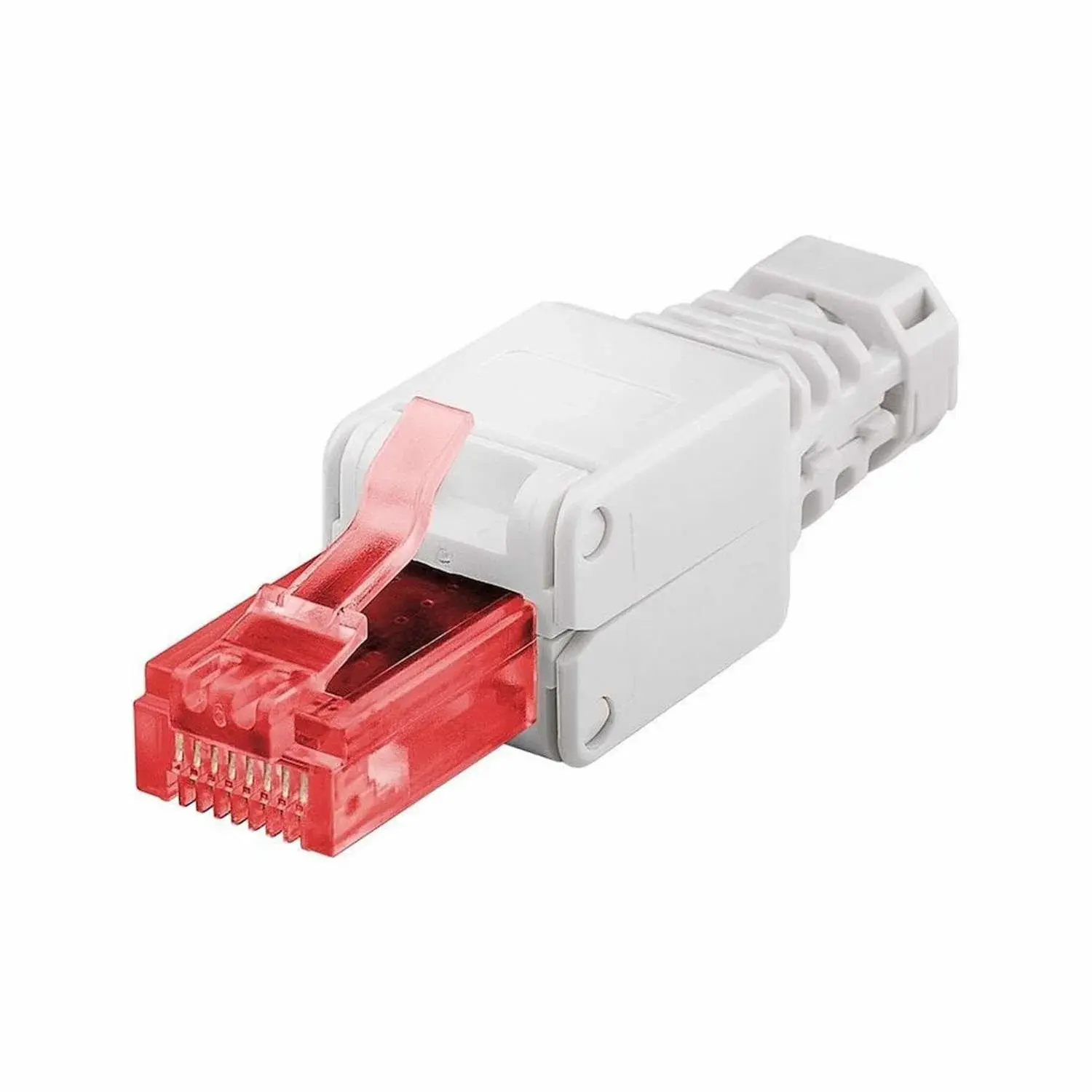 North NORTH RJ45 Kontakt for Cat6 kabel 2pak 8p8c For montering uten verktøy