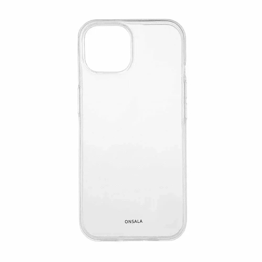 Onsala ONSALA Resirkulert gjennomsiktig veske TPU iPhone 15 klar