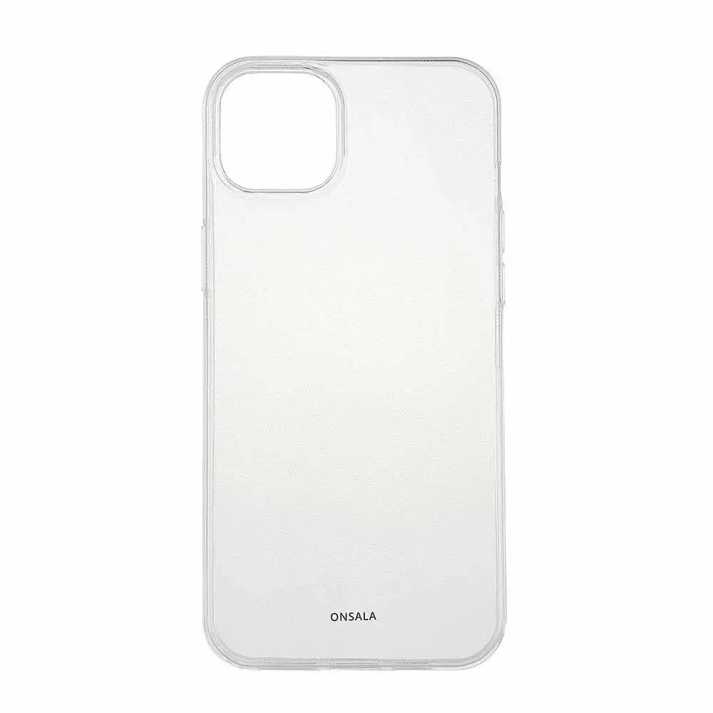 Onsala ONSALA Resirkulert gjennomsiktig veske TPU iPhone 15 Plus Clear