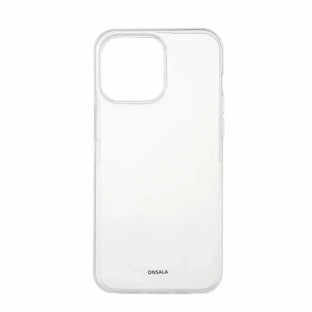 Onsala ONSALA Resirkulert gjennomsiktig veske TPU iPhone 15 Pro Max Clear