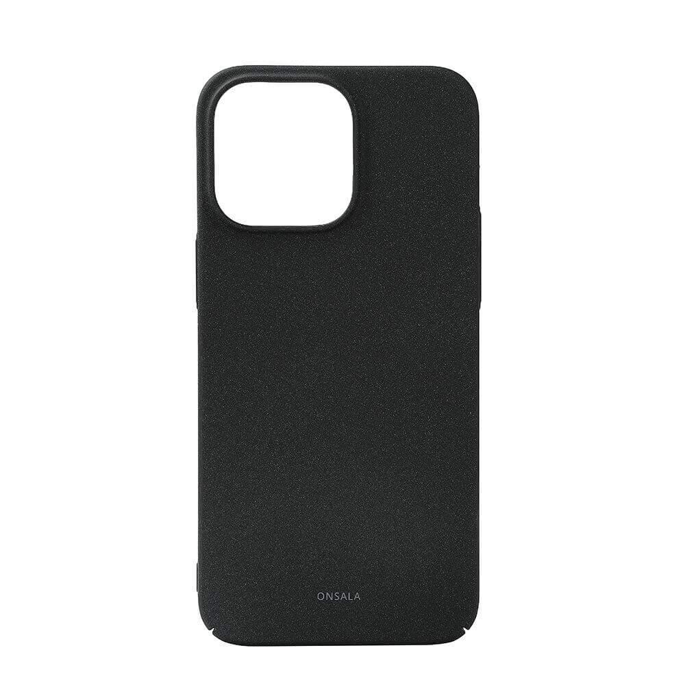 Onsala ONSALA Bakdeksel Thin Sand Burst iPhone 15 Pro Max Black