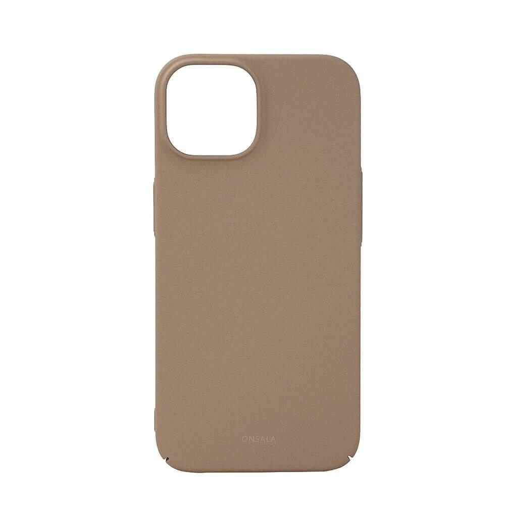 Onsala ONSALA Backcover Thin Sand Burst iPhone 15 Beige