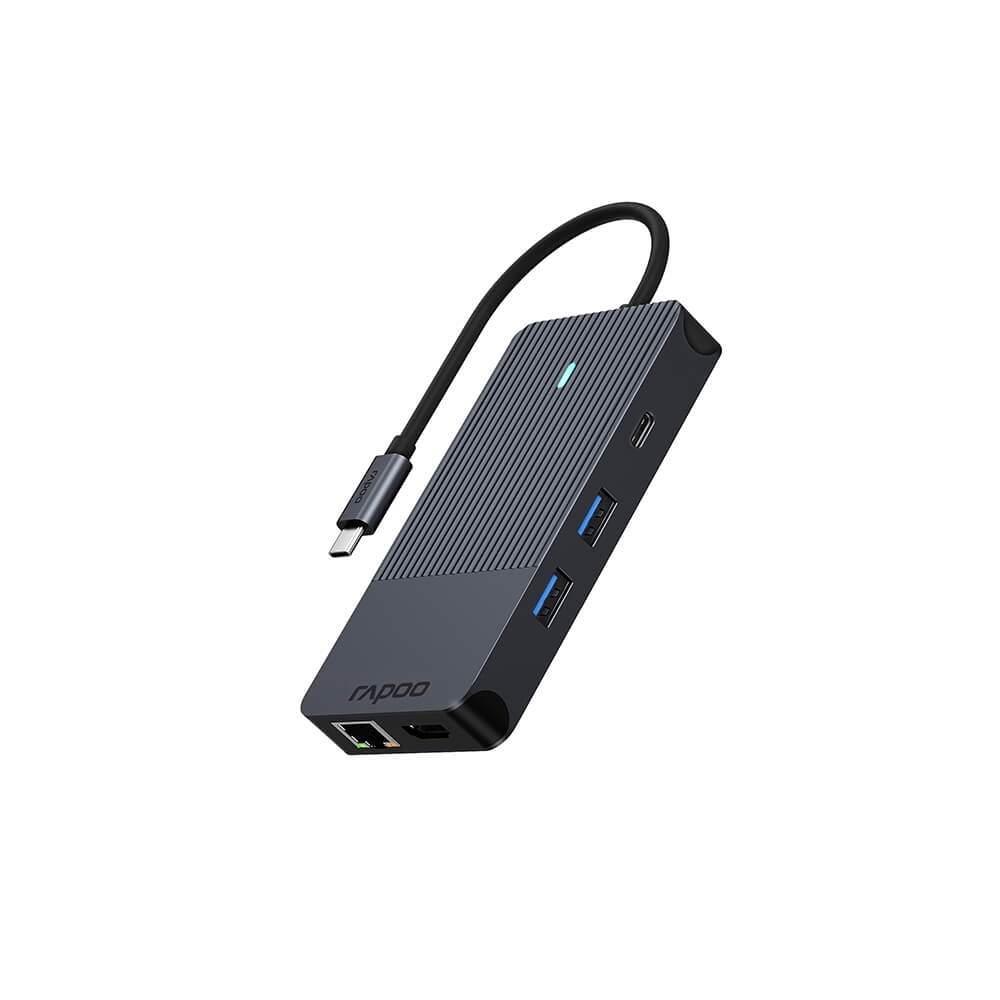 RAPOO RAPOO USB-C Multiport UCM-2005 10-i-1 USB-C-adapter