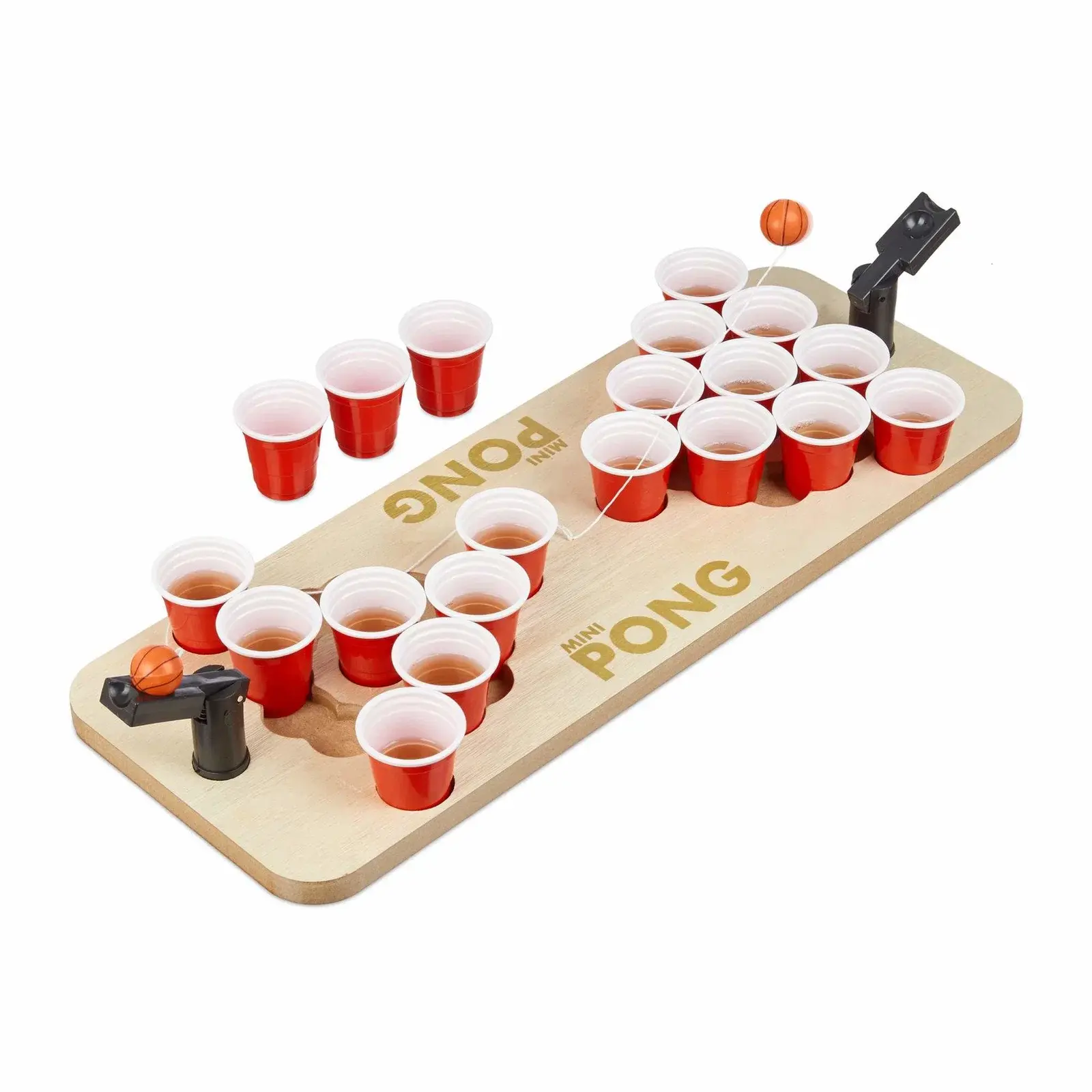 RXS Mini Beer Pong med røde kopper