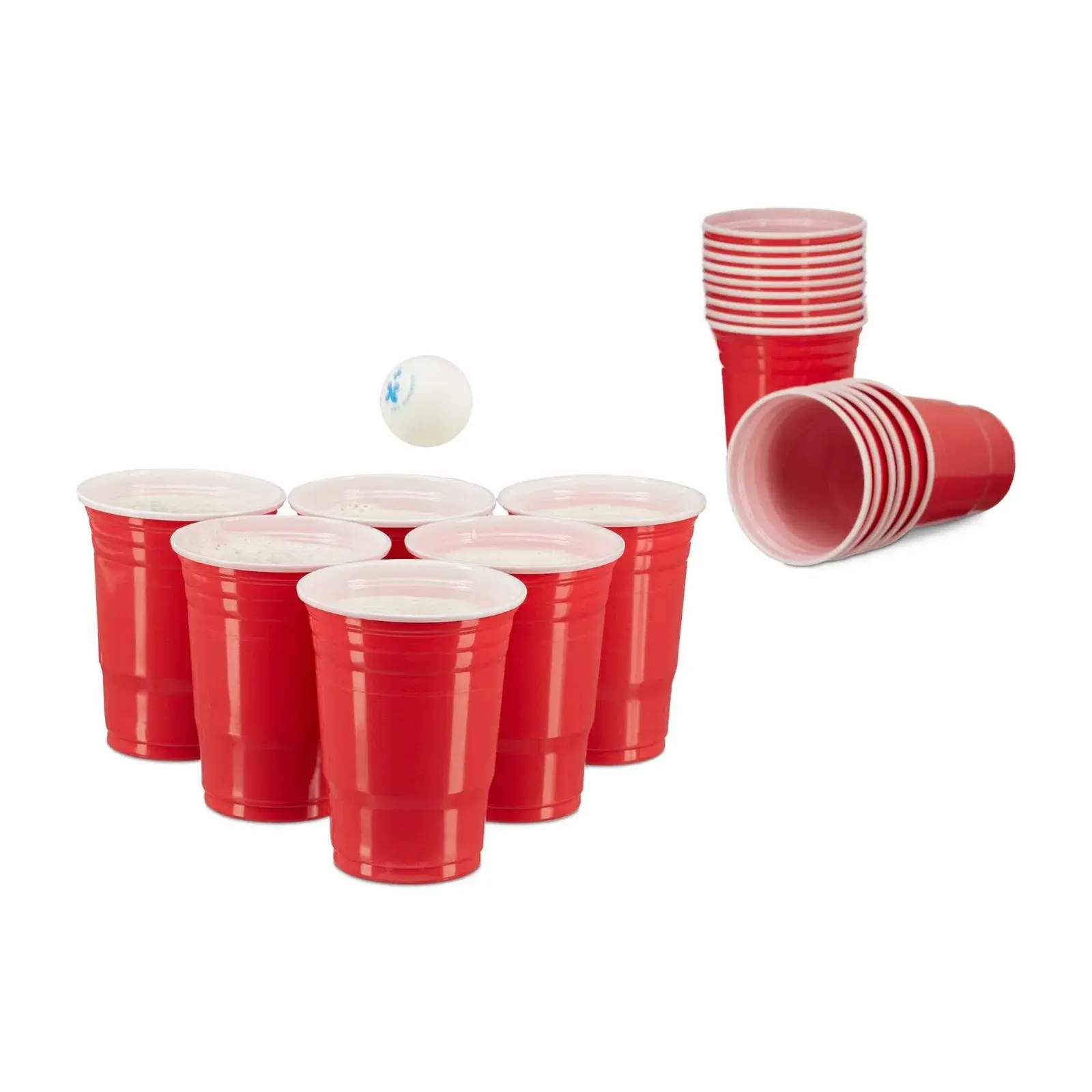 RXS Beer pong krus i sett med 50 stk