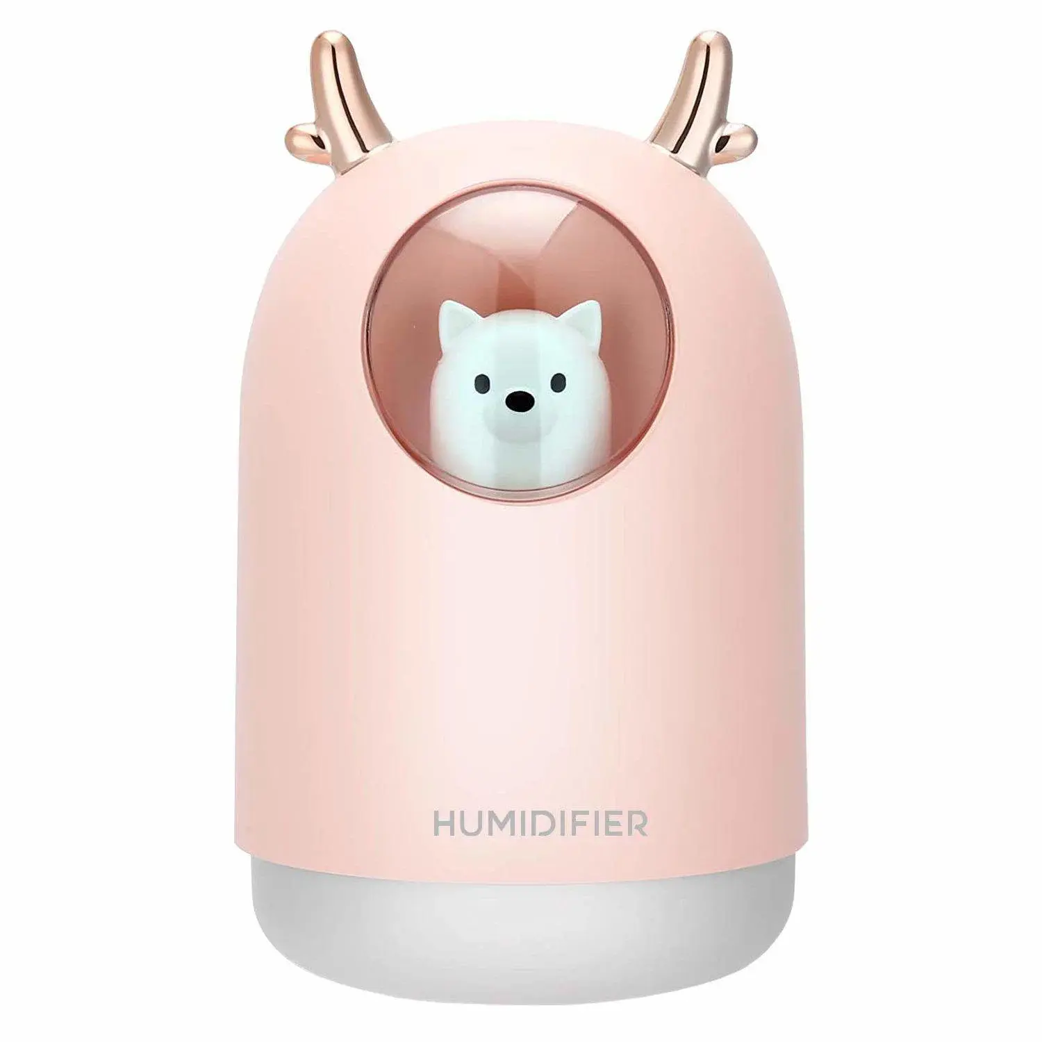 eStore Luftfukter med Dyrefigur, 30 cl - Rosa