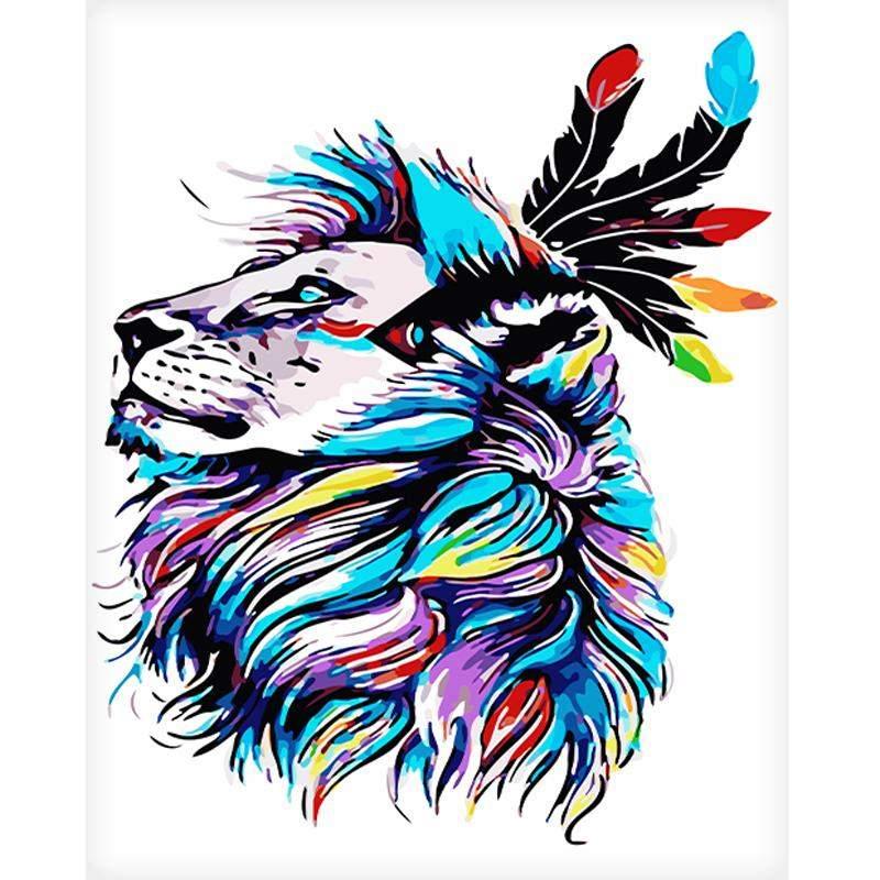 eStore Lerretsposter, Løve - 60 x 75 cm