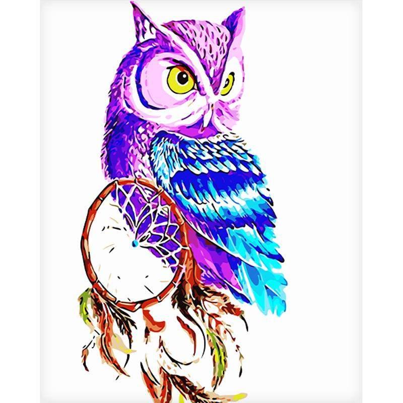eStore Lerretsposter, Ugle - 60 x 75 cm
