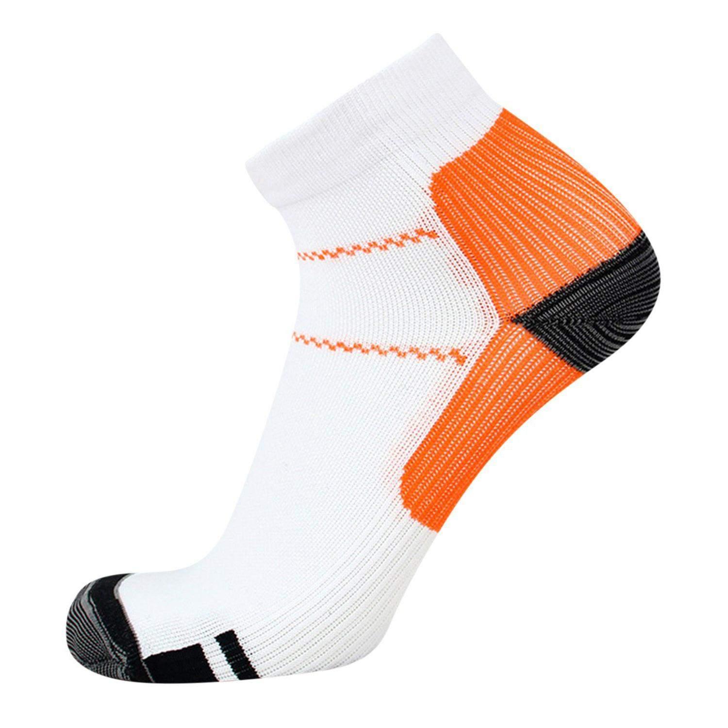 eStore Unisex Ankelsokker med Kompresjon - L / XL - Orange
