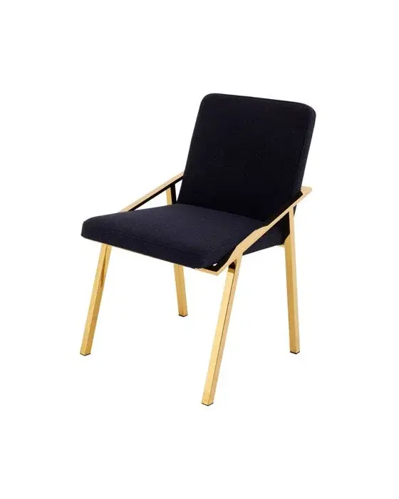 Eichholtz Reynolds stol panama black OUTLET