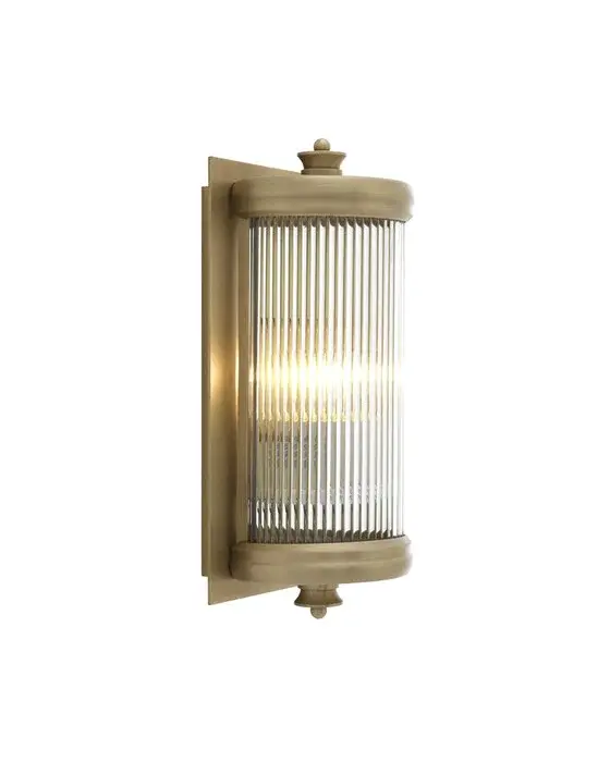 Eichholtz Glorious vegglampe matt messing OUTLET