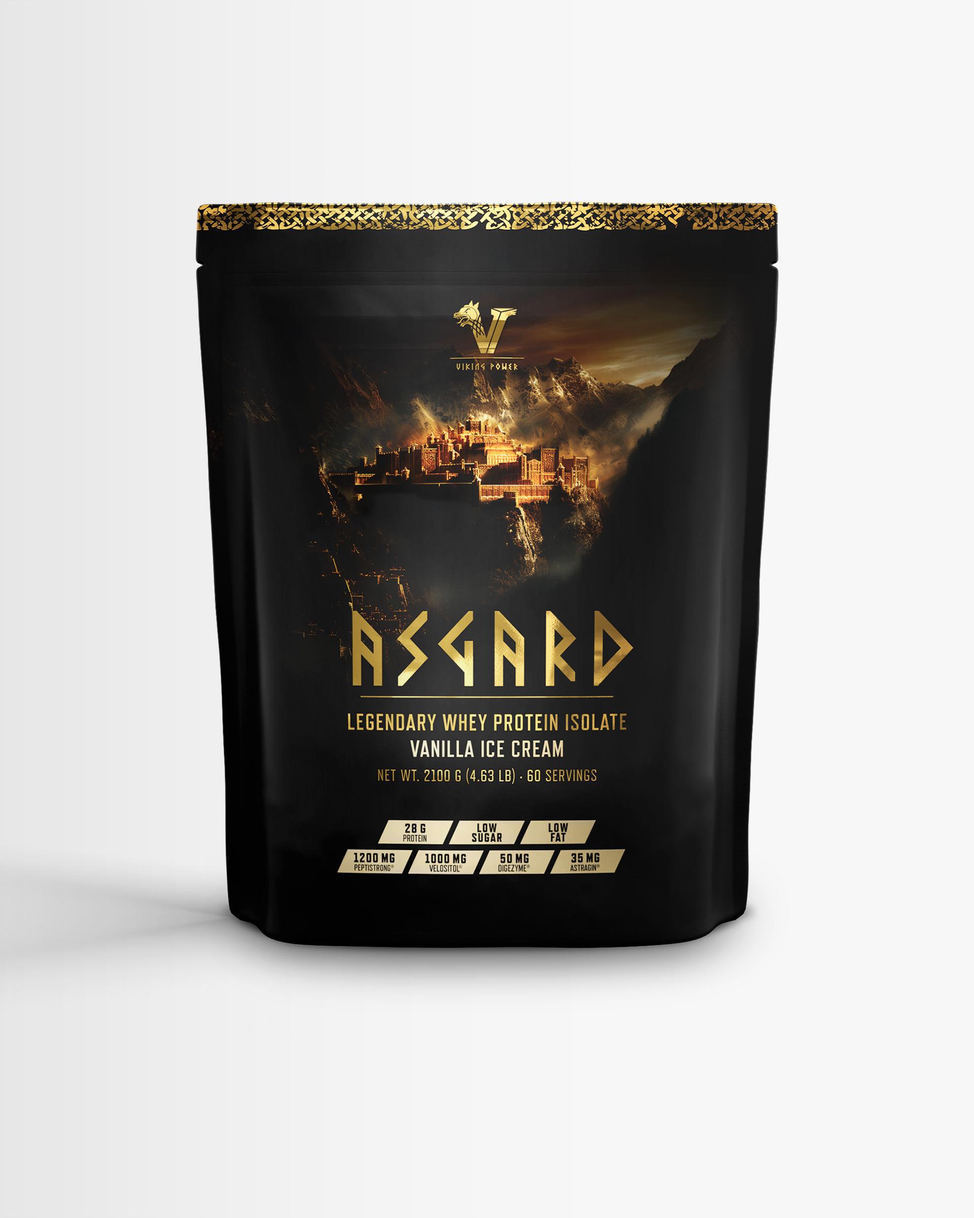 Viking Power 2 x Viking Power Asgard - 2,1kg - Vanilla Ice Cream - Proteinpulver