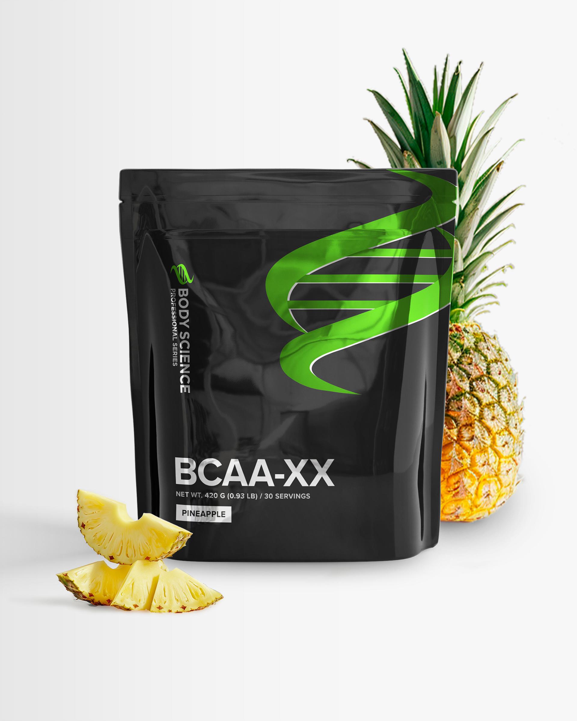 Body Science 3 x Body Science BCAA-XX - 420g - Pineapple