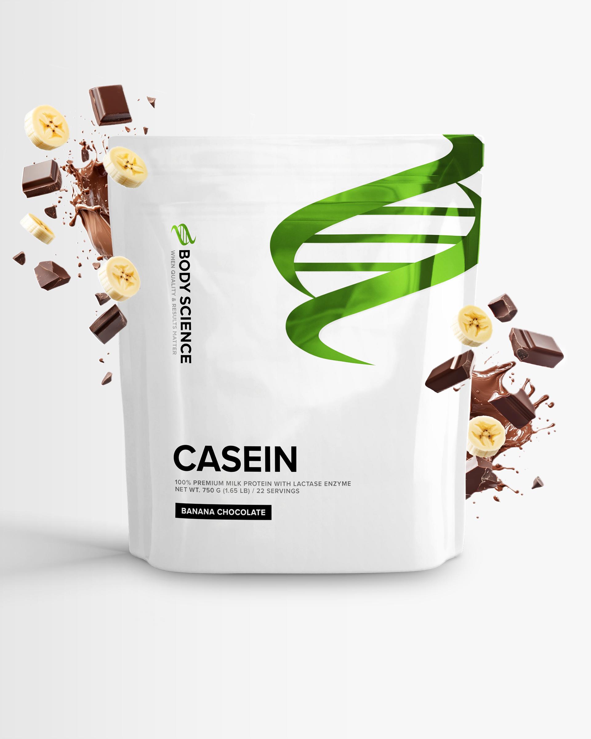 Body Science 4 x Body Science Casein Double Banana Chocolate