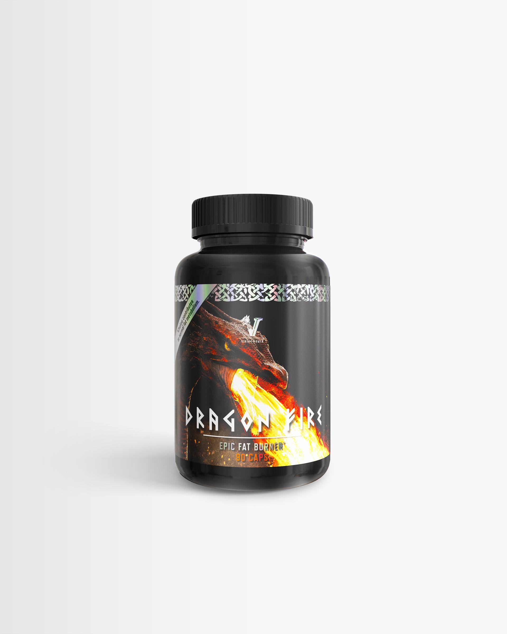 Viking Power 2 x Viking Power Dragon Fire - Fettforbrenner - 90 kapsler
