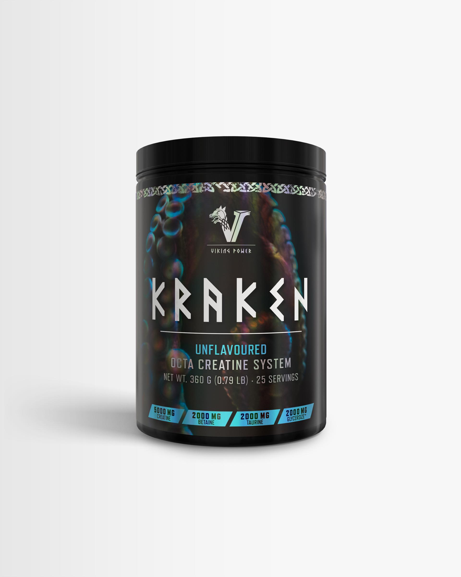 Viking Power 2 x Viking Power 2 st Kraken - Avansert kreatintilskudd Unflavoured, 360 g