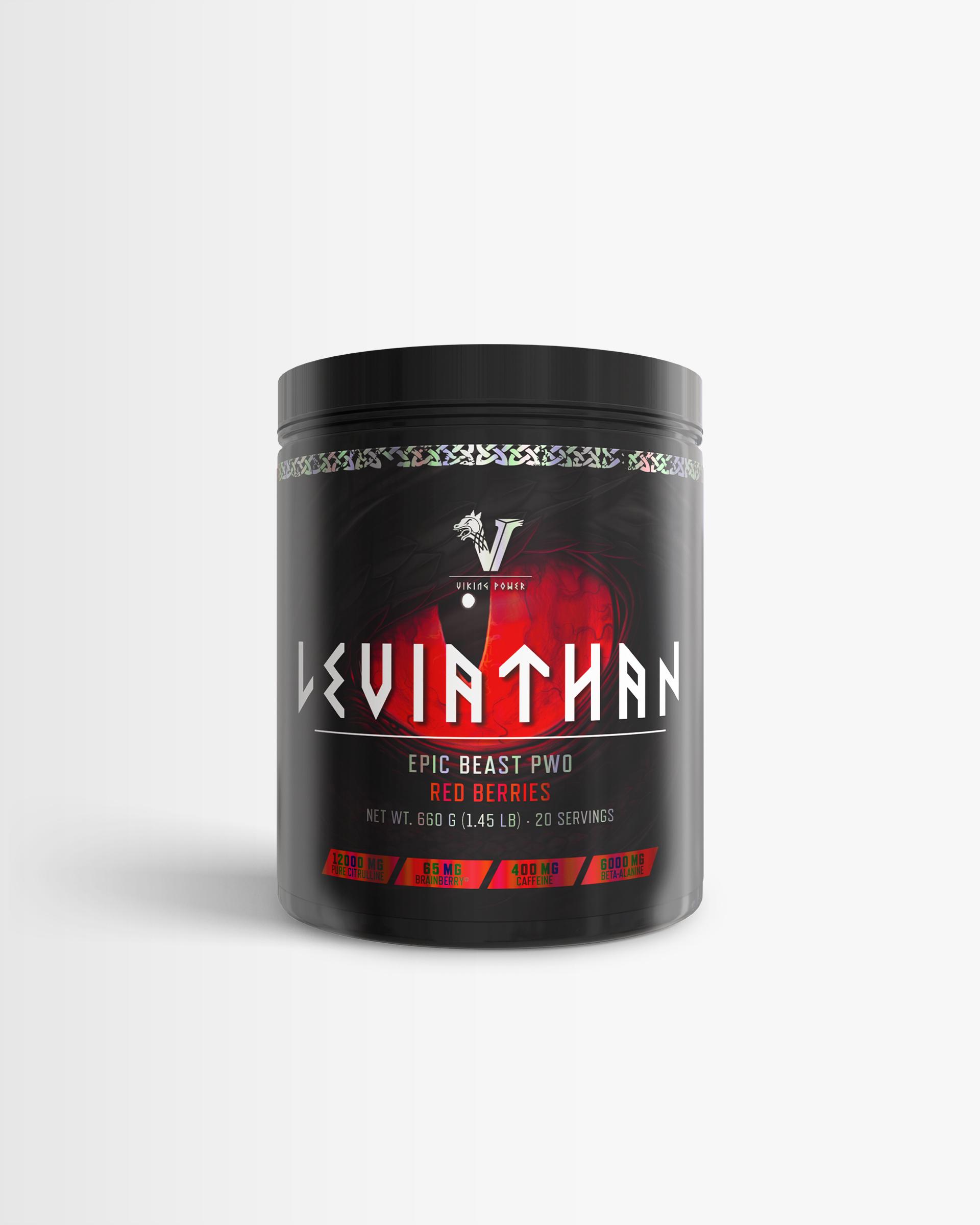 Viking Power 2 x Leviathan Hardcore PWO - 660g - Viking Power - Red Berries