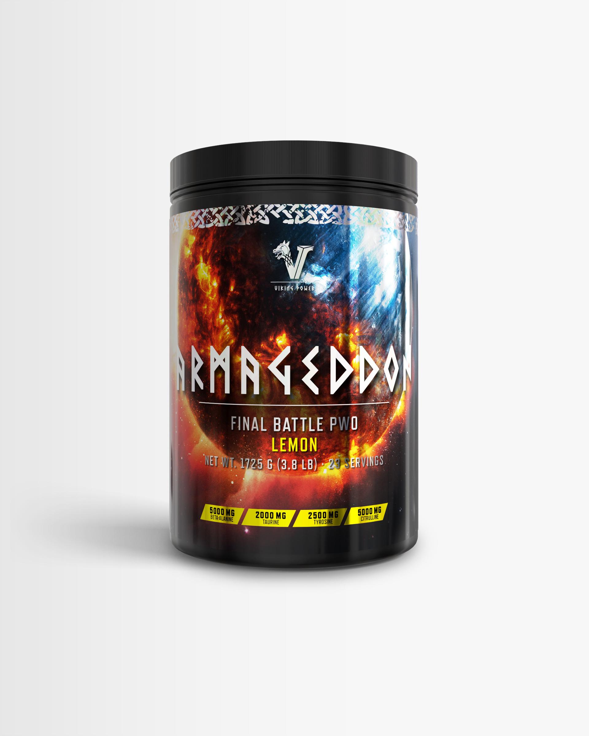 Viking Power PWO Pre workout - Viking Power Armageddon - Lemon