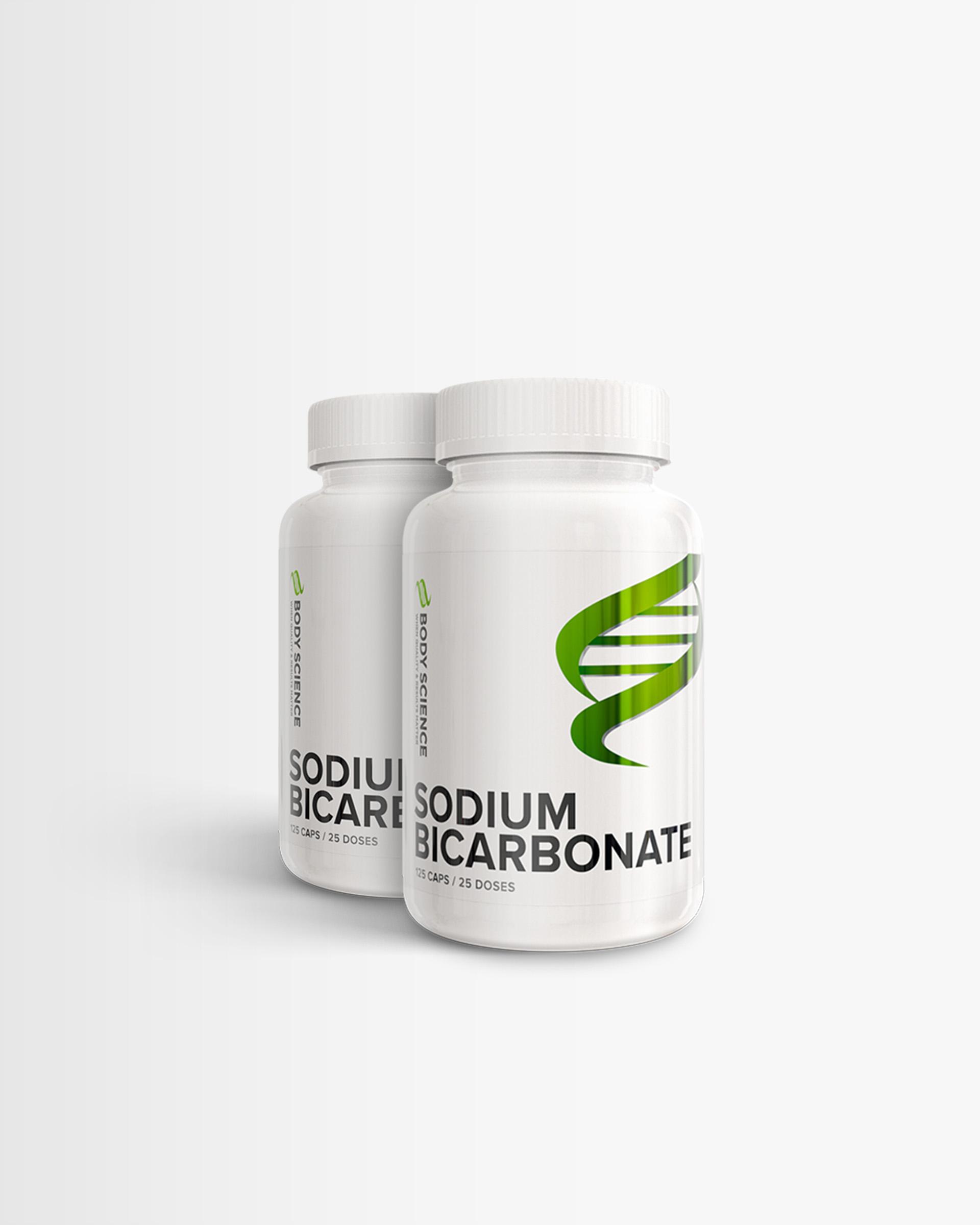Body Science 2 x Body Science Sodium Bicarbonate - 125 kapsler