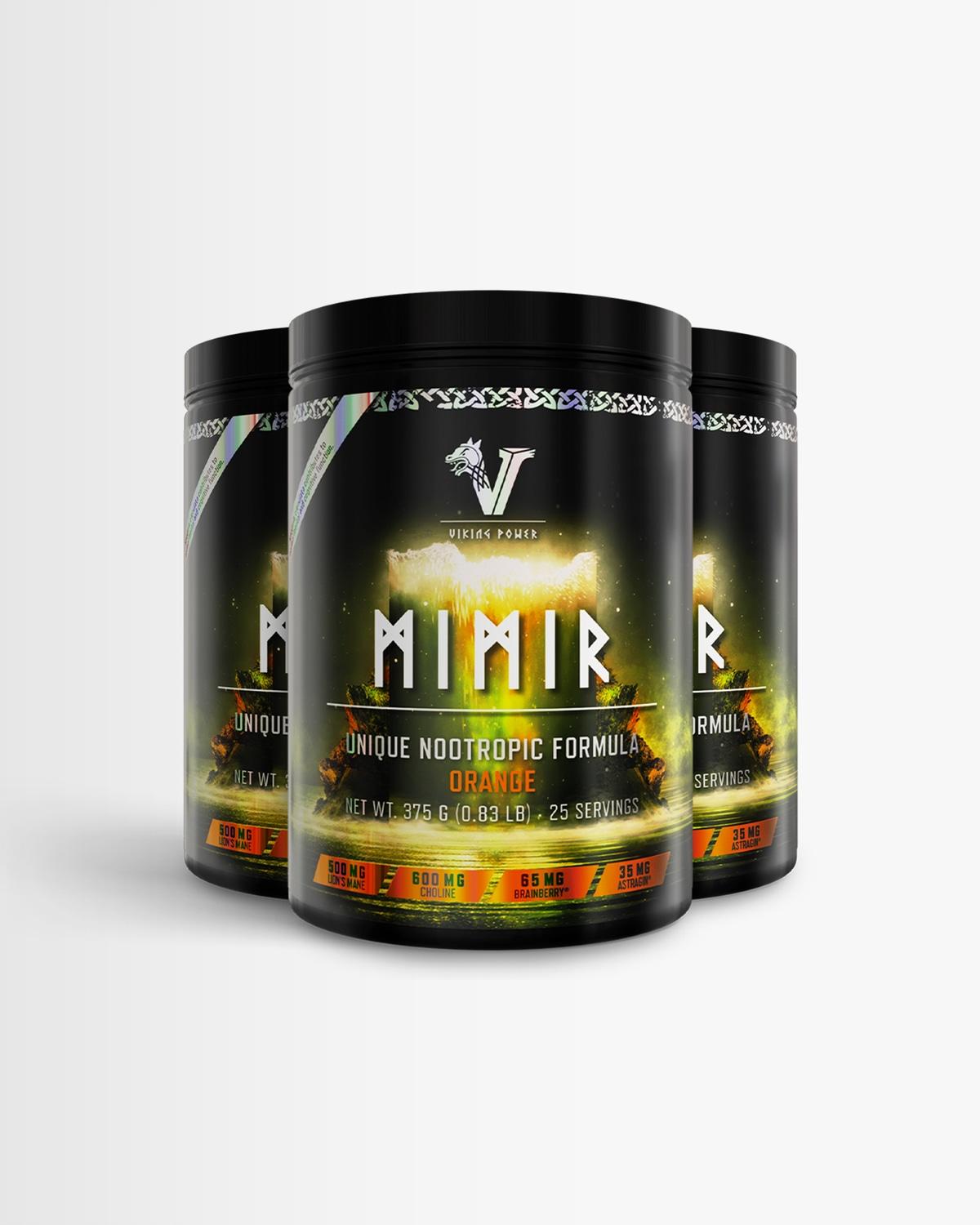 Viking Power 3 x Mimir – Nootropic - 375g - Viking Power - Mango